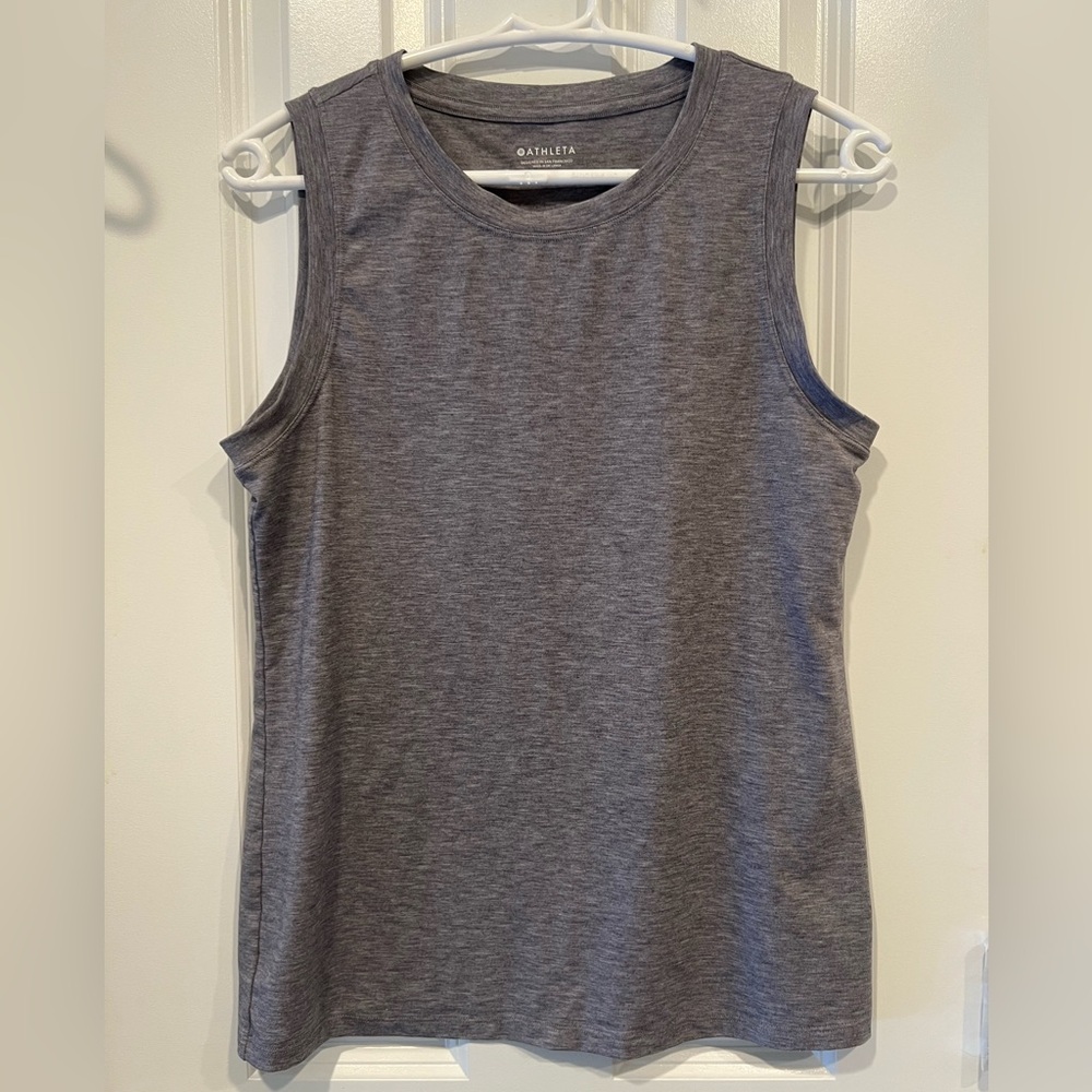 Athleta Vital Tank 2.0 Essence In Grey Heather Size Xs Petite Euc View 4